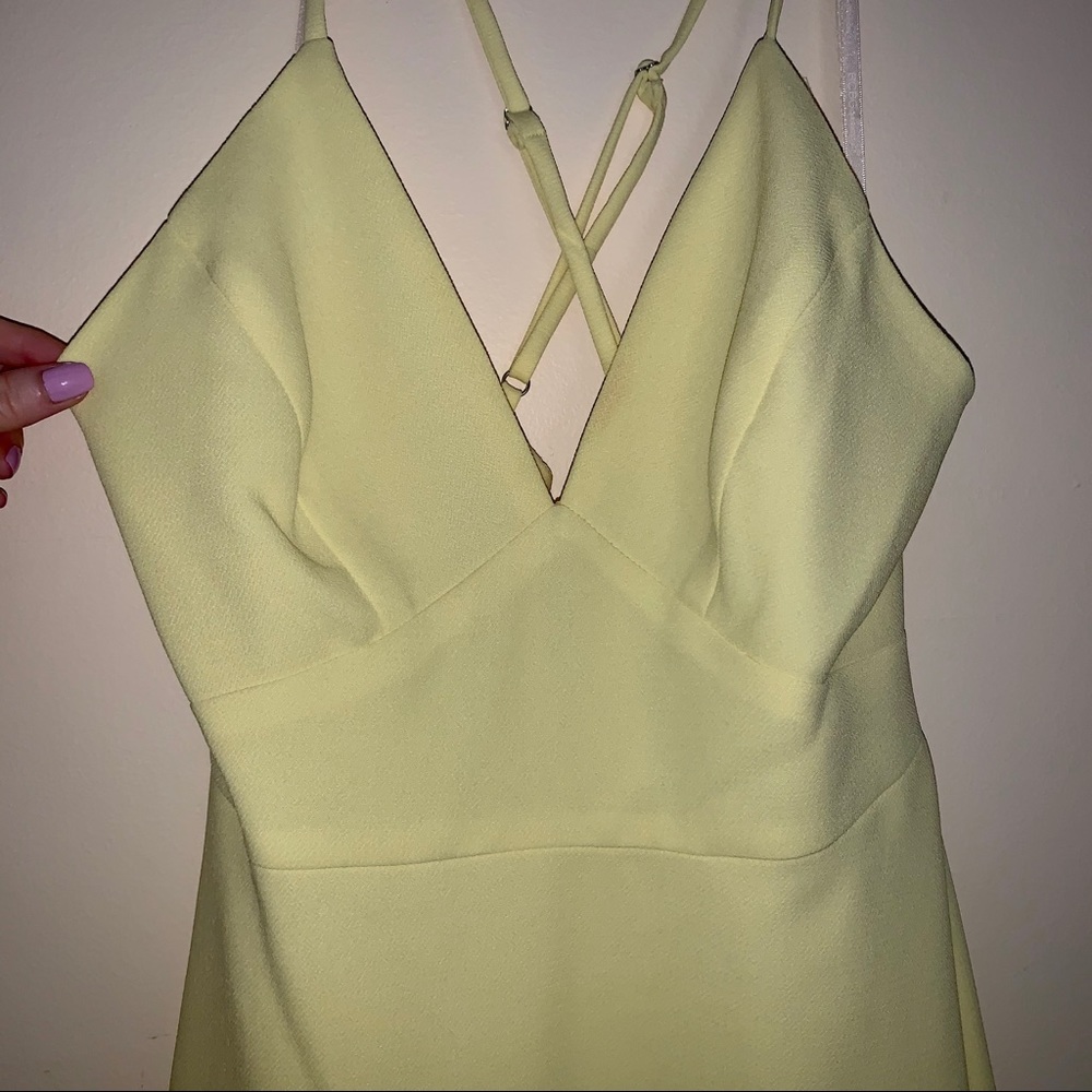 Yellow Mini Sundress - Picture 2 of 7